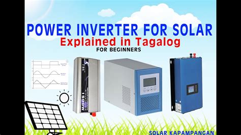 inverter meaning in tagalog|Solar Inverter Explained in Tagalog .